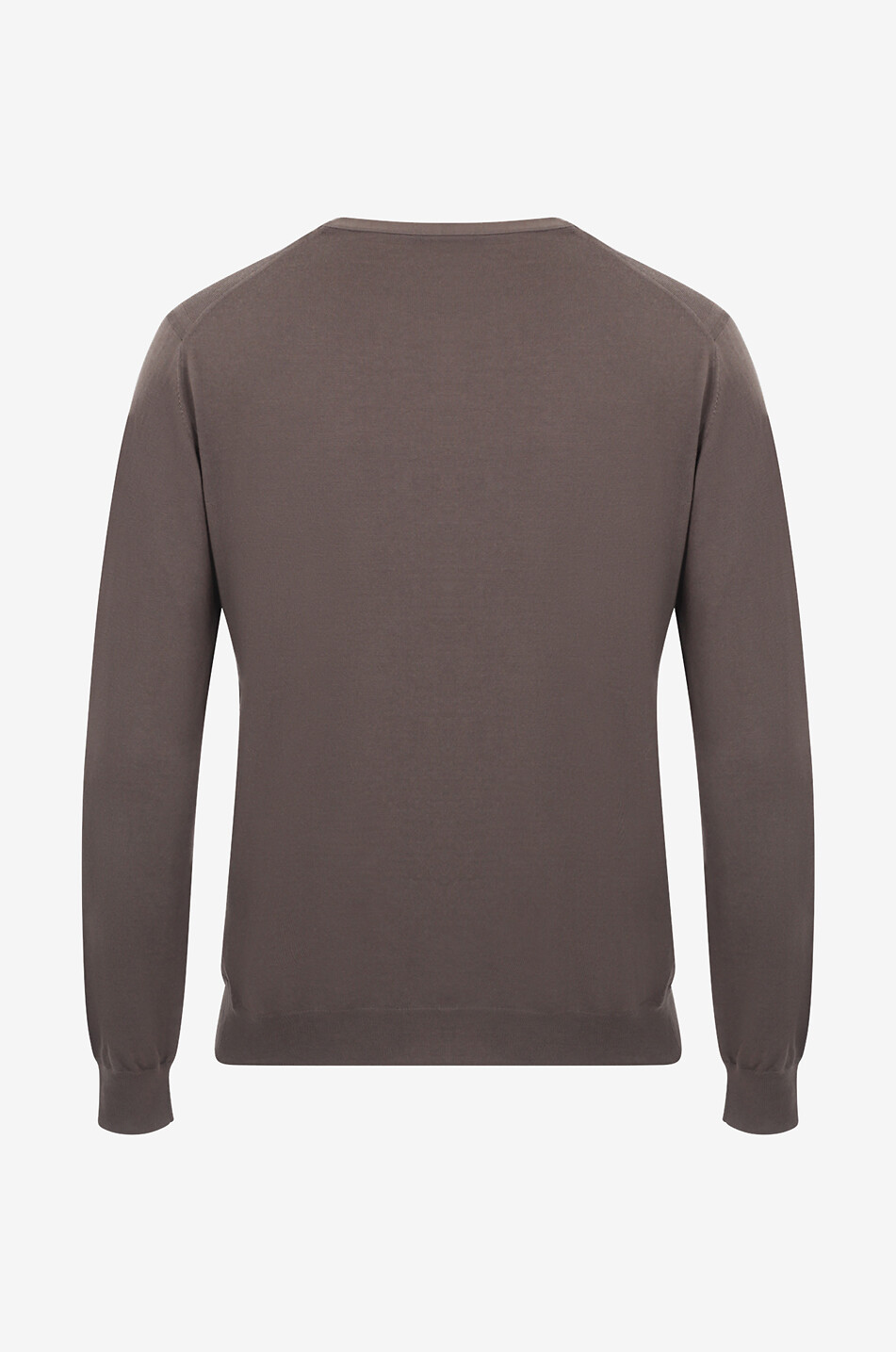 PAOLO PECORA Pullover aus Wolle mit Rundhalsausschnitt Finezza 16 Herren BRAUN 2