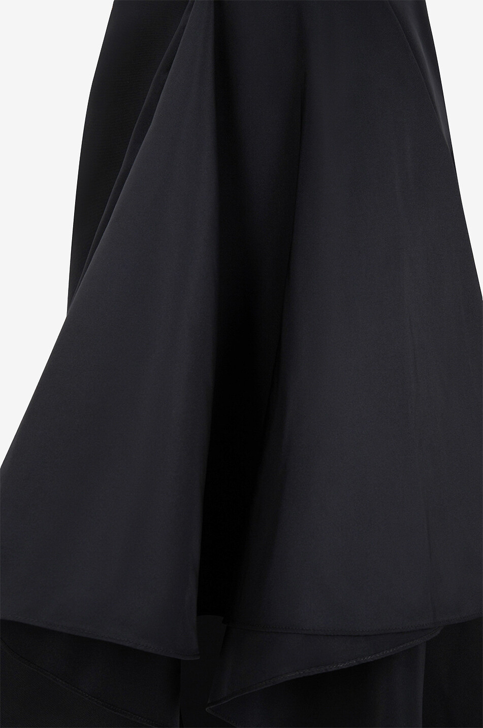 Asymmetrisch drapiertes Trägerkleid