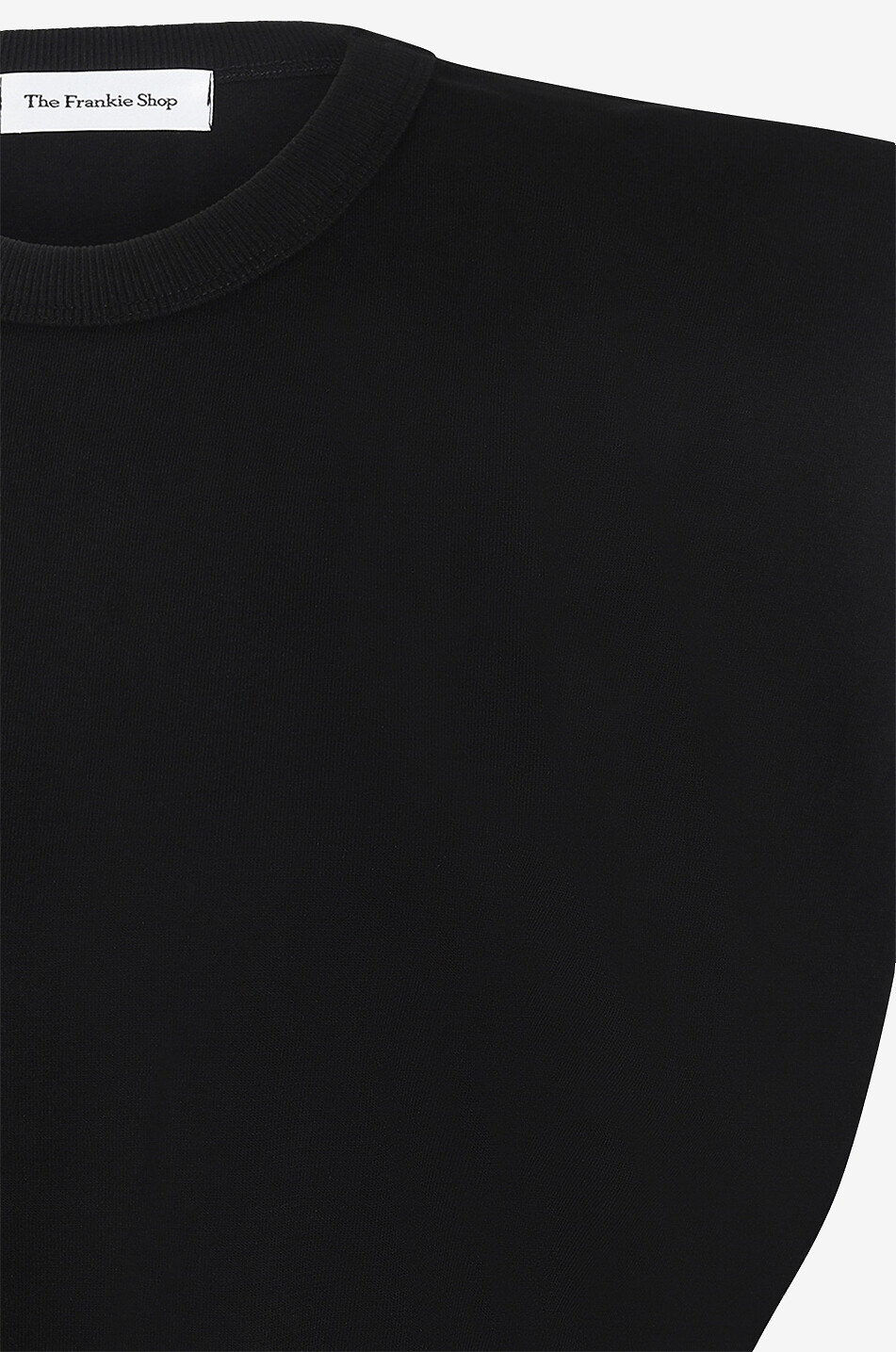 THE FRANKIE SHOP Ärmelloses T-Shirt mit Schulterpolstern Eva Damen SCHWARZ 3