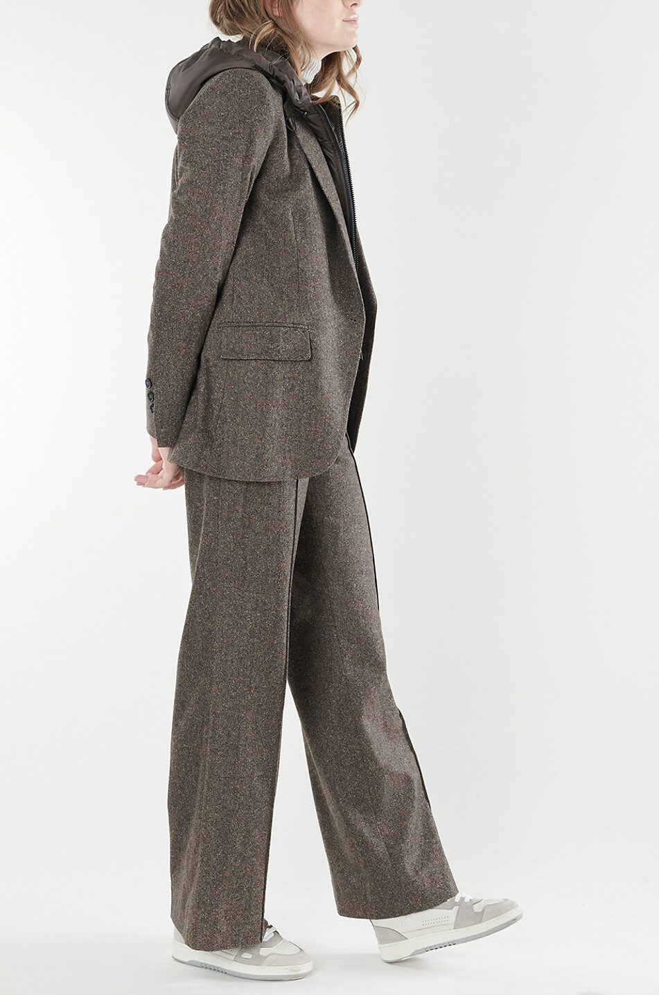 HANA SAN Blazer aus Wolle Ester Damen BRAUN 4