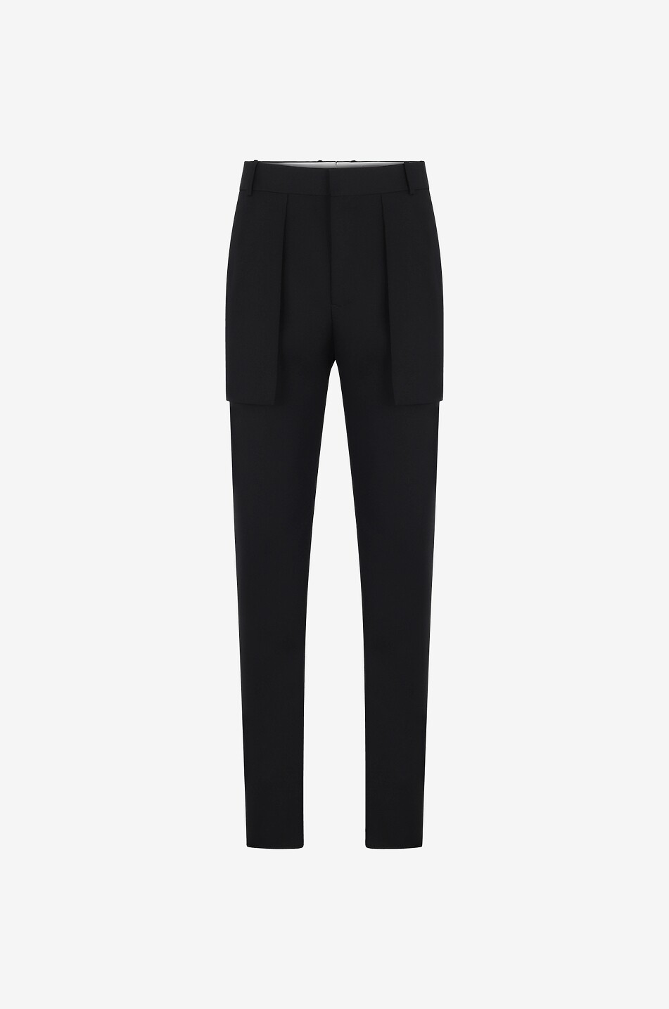 Pantalon slim esprit cargo en laine