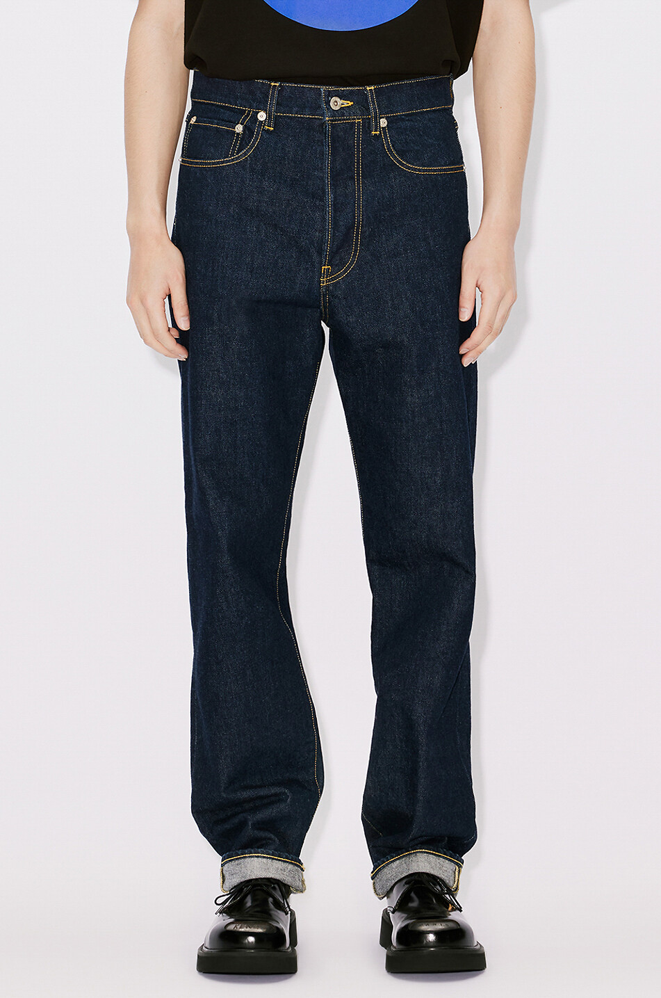 Jeans mit geradem Bein Asagao