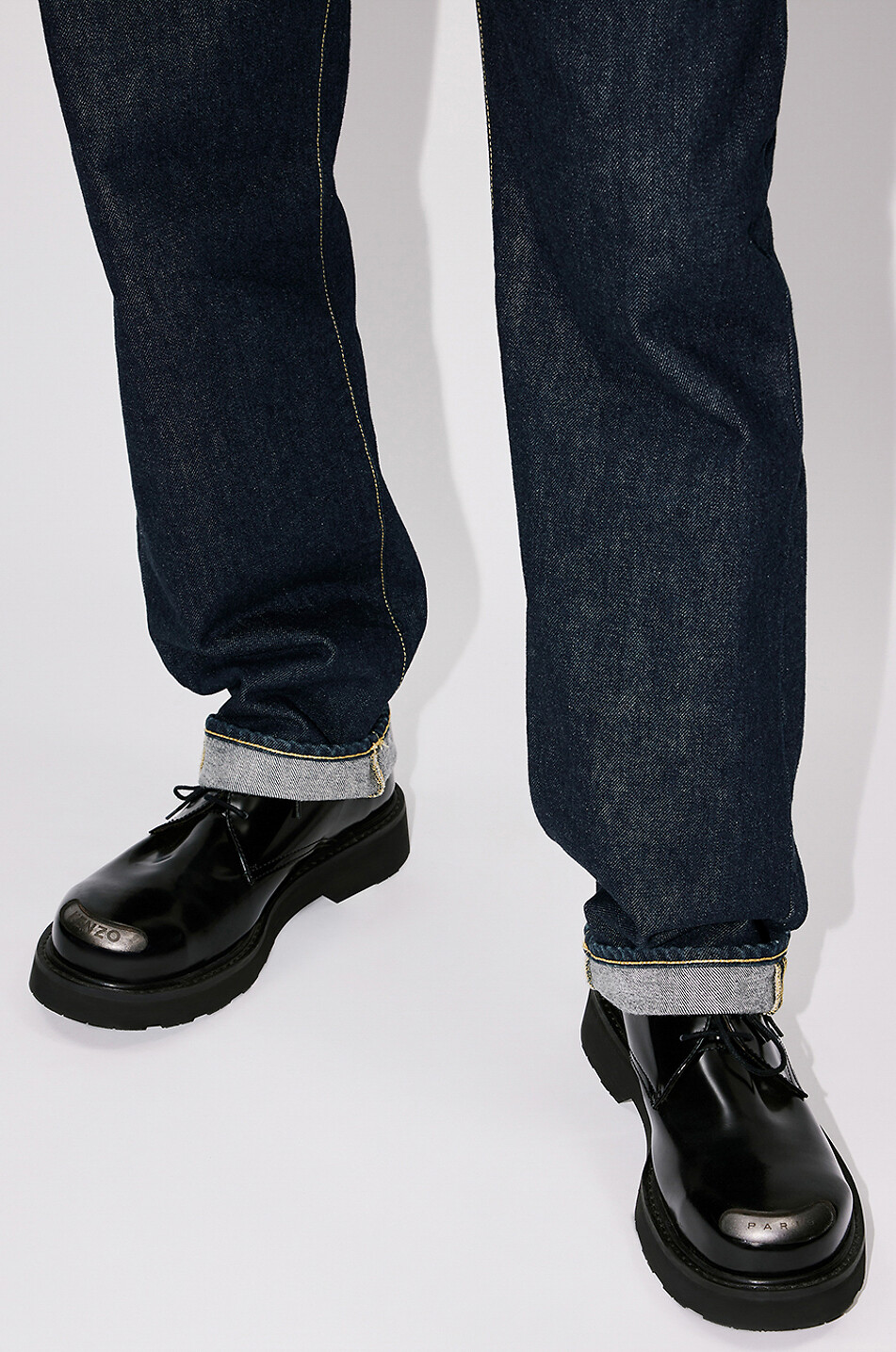 KENZO Asagao straight leg jeans Men BLUE 7