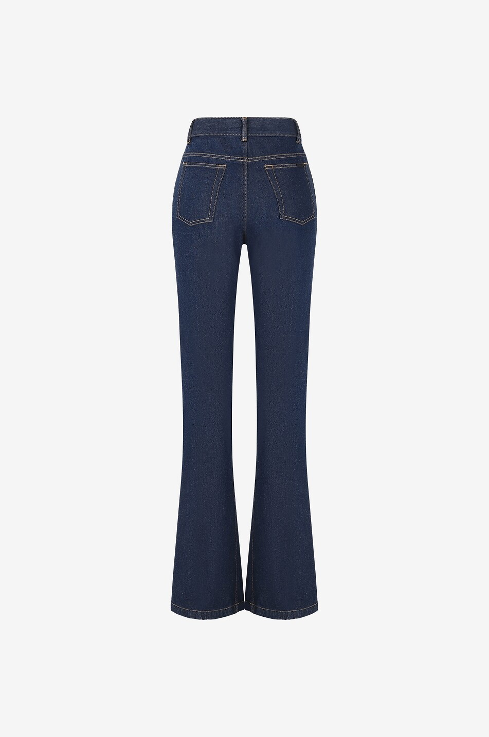 Clyde Medium Blue Rinse denim wide-leg jeans