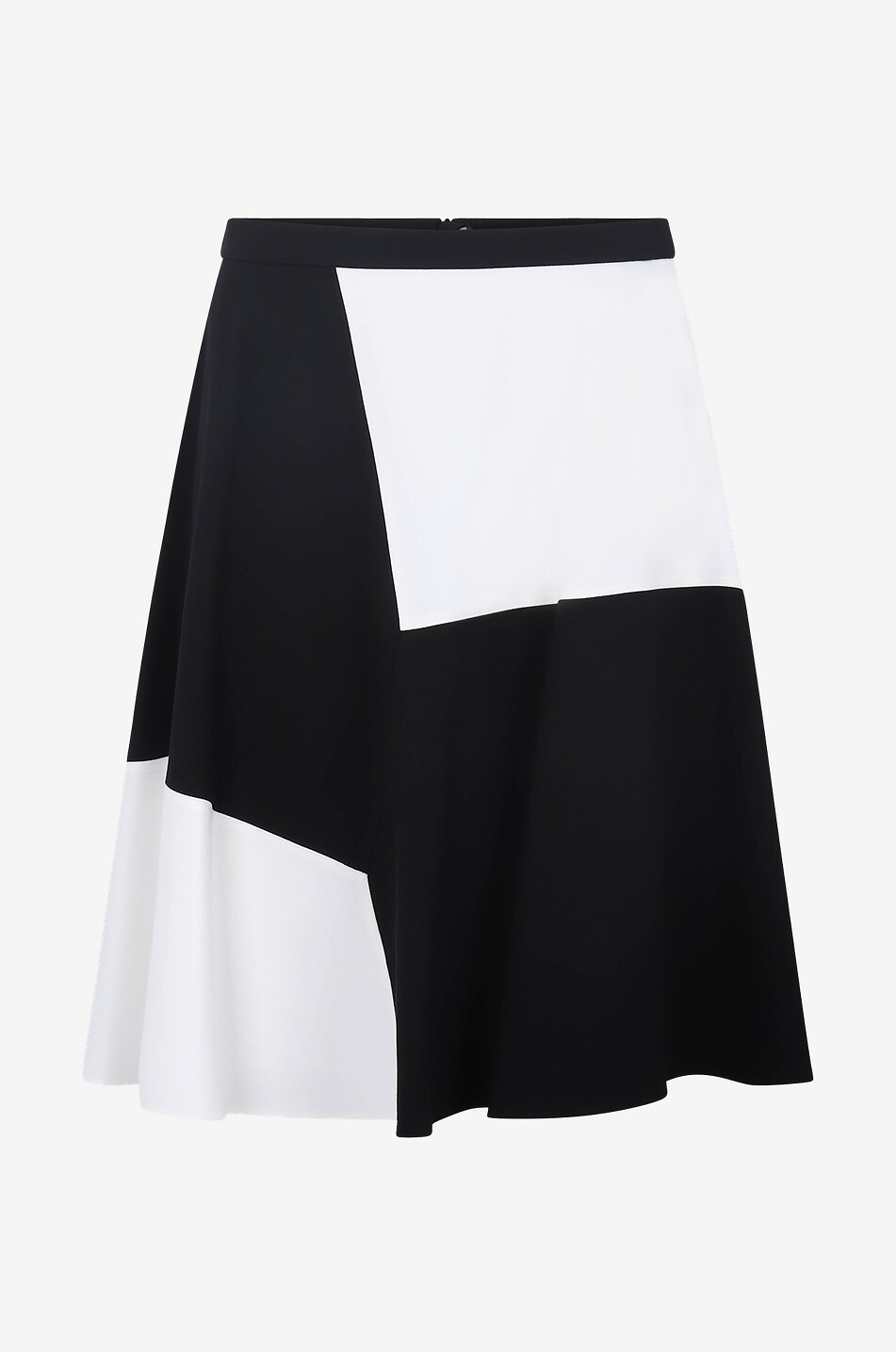 Jupe courte en viscose motif géométrique