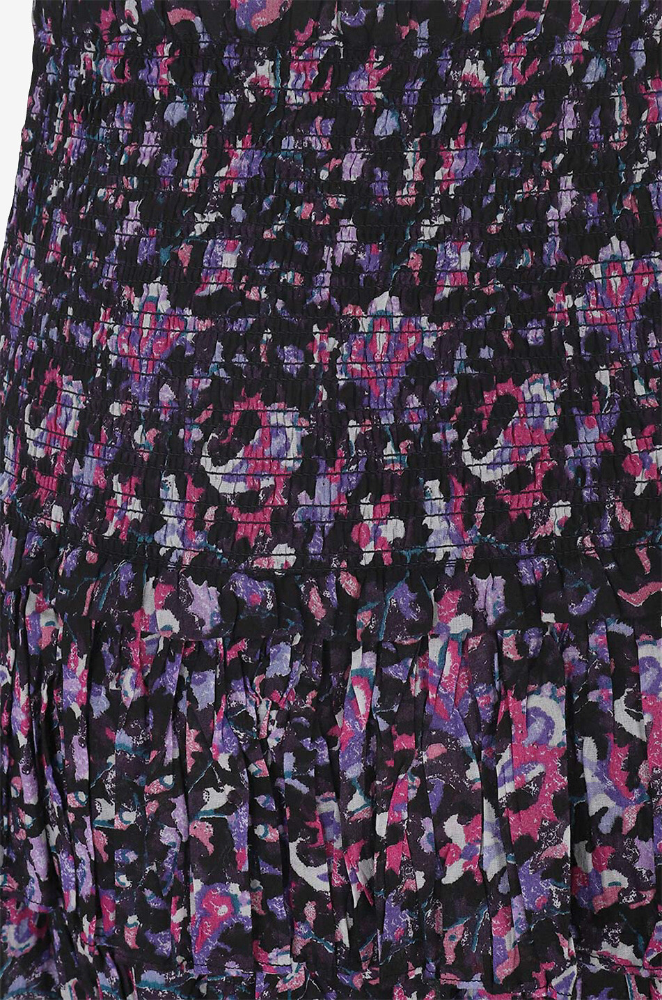 MARANT ETOILE Minijupe fleurie en coton Naomi Femme MULTICOLORE 3