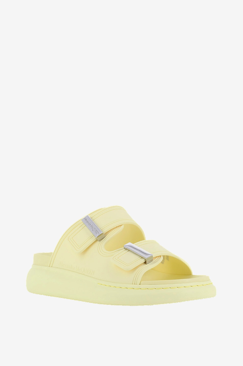 Hybrid rubber wedge slides