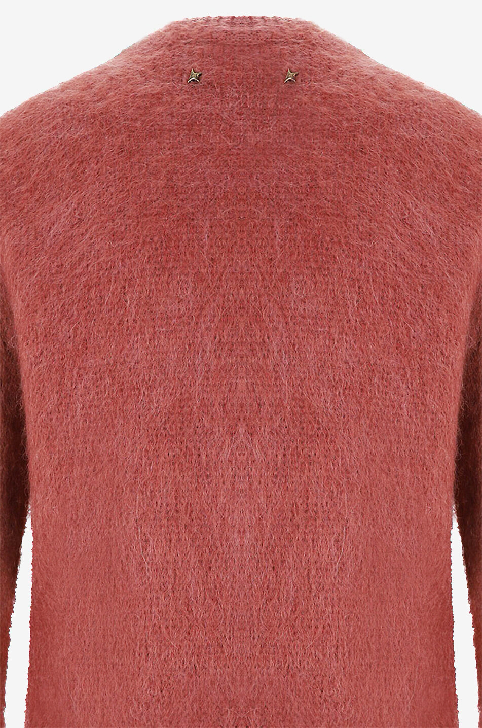 GOLDEN GOOSE Cropped mohair crewneck jumper Women DARK PINK 3