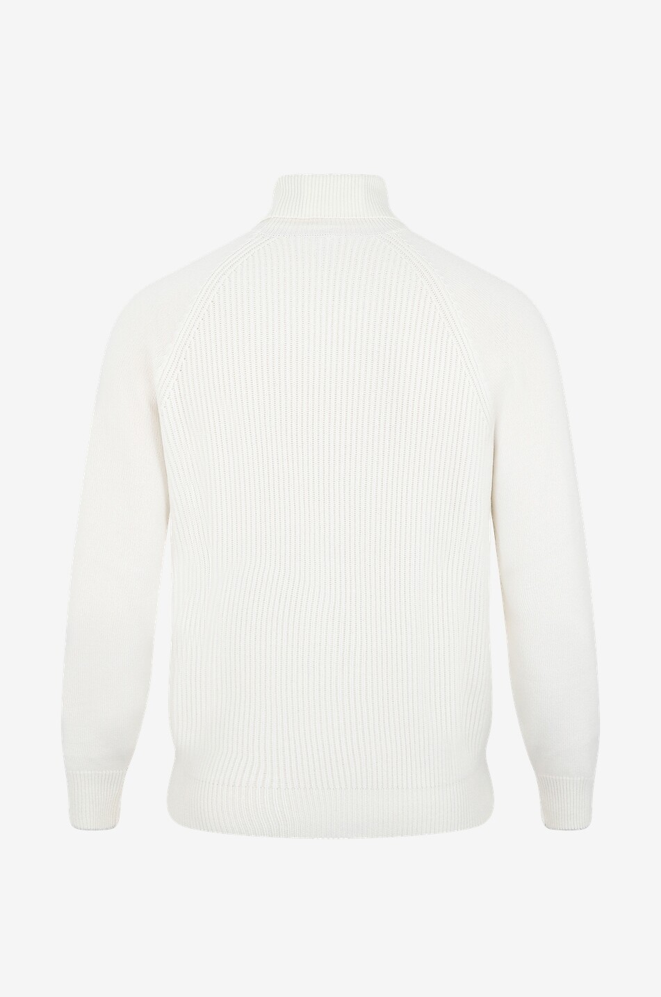 BRUNELLO CUCINELLI Cashmere turtleneck raglan sleeve jumper Men EGGSHELL 2