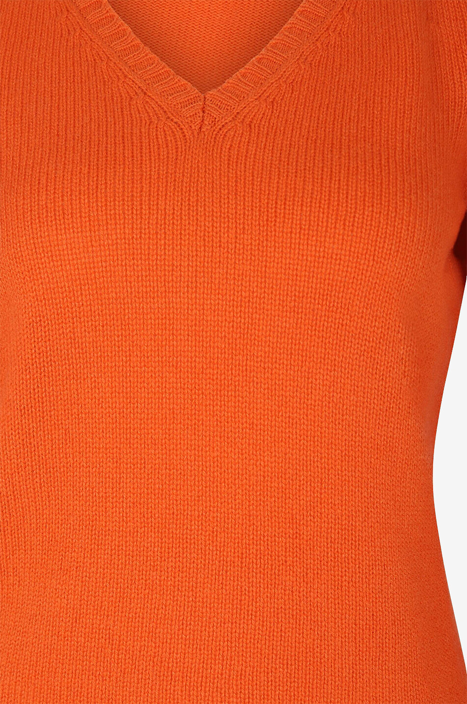 Pull à col V et manches raglan en cachemire