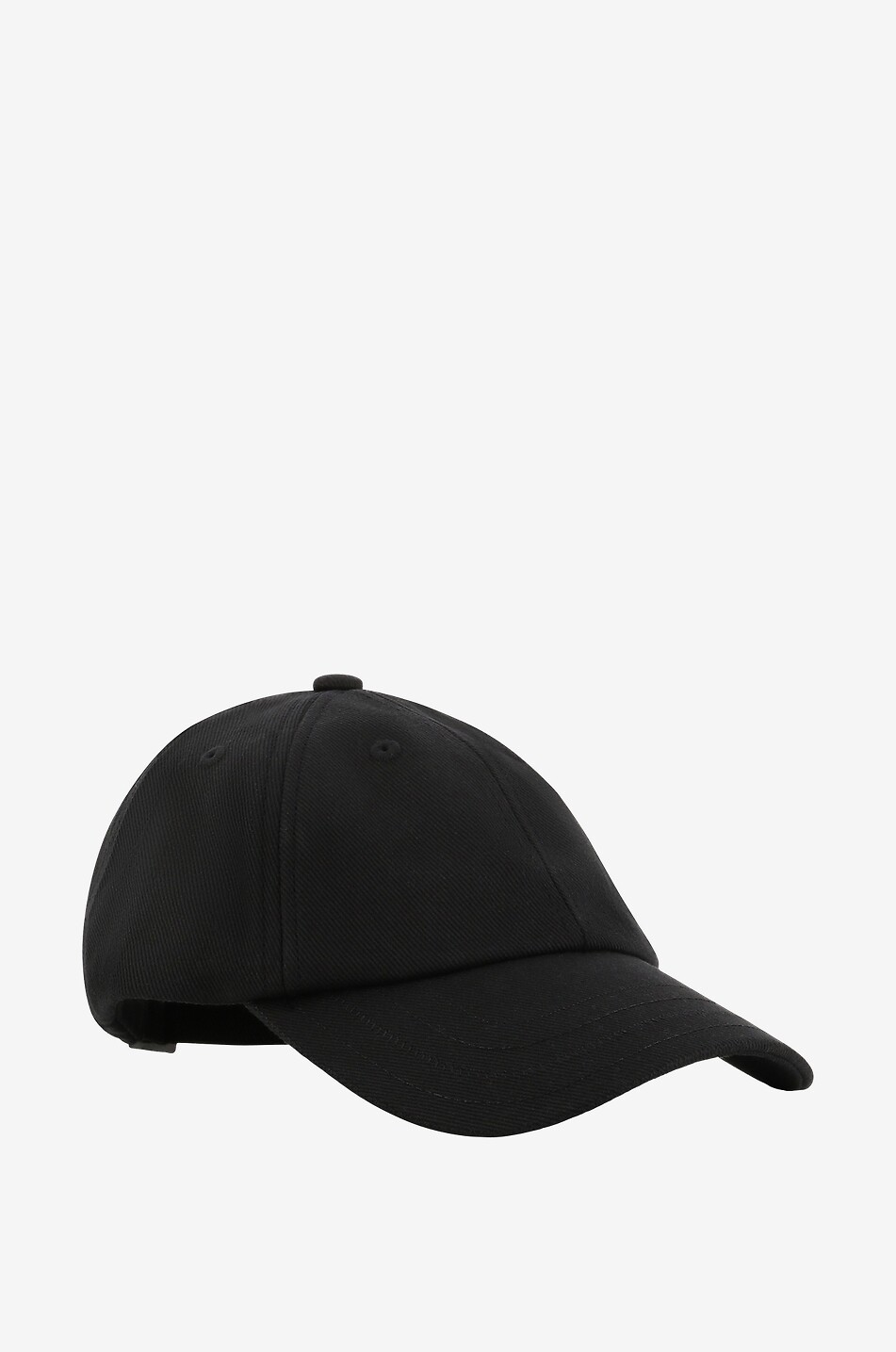JACQUEMUS La Casquette Jacquemus cotton twill baseball cap Men BLACK 2
