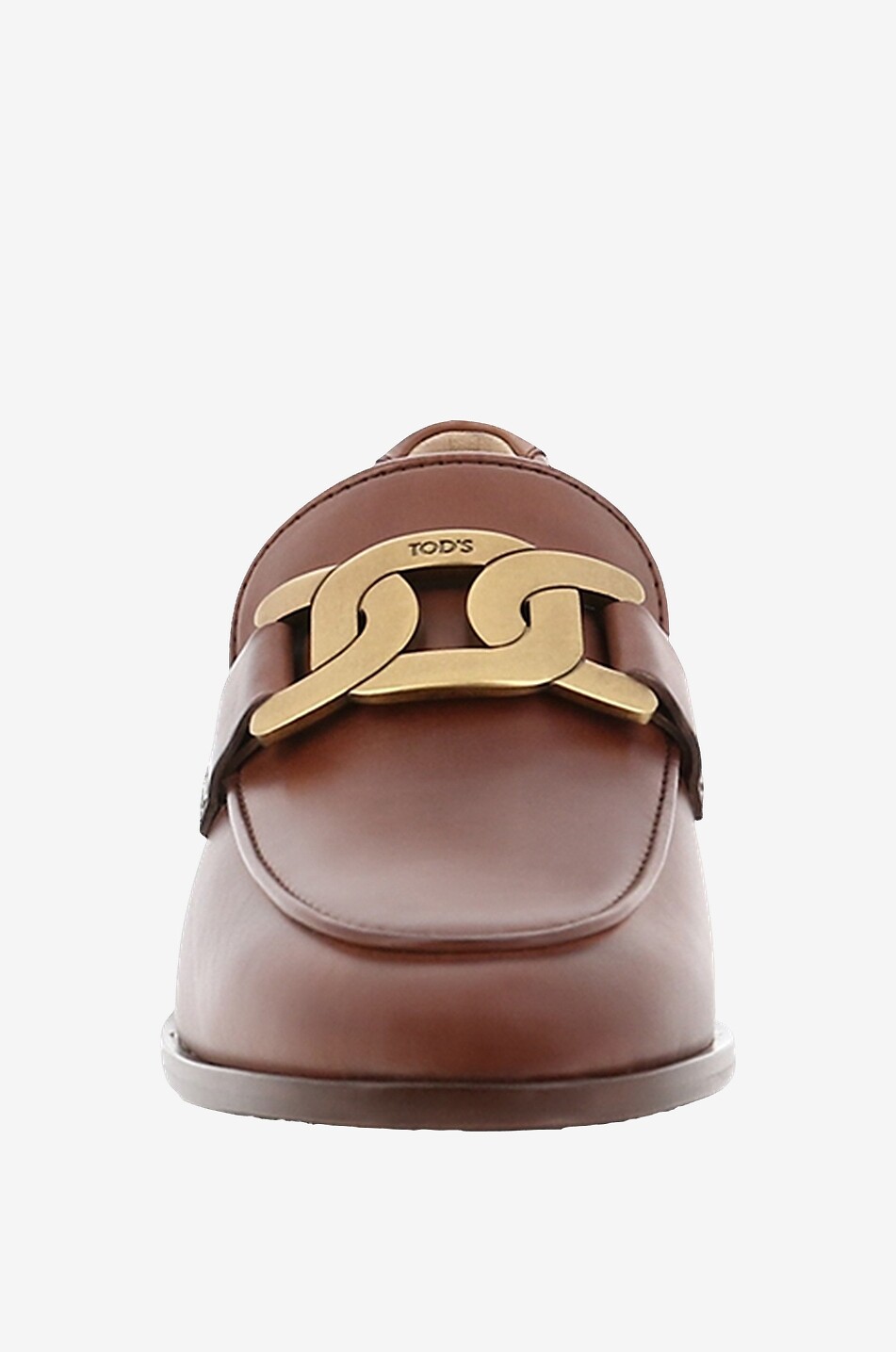 TOD'S Mokassins in ausgebleichter Optik Chain Damen BRAUN 2