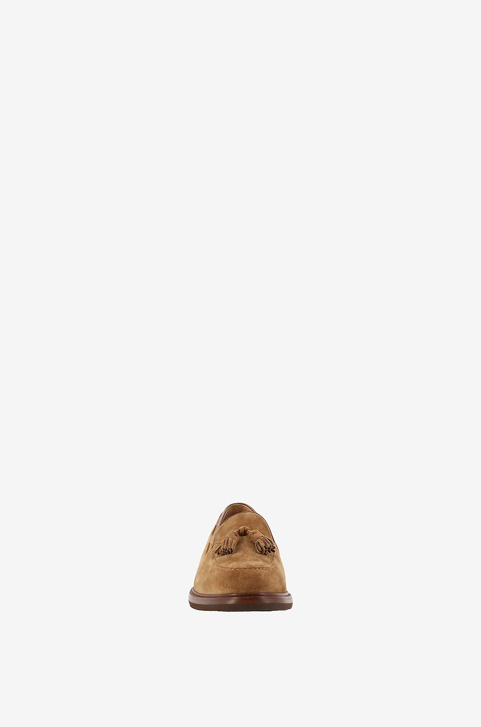 Mocassins en daim à pampilles