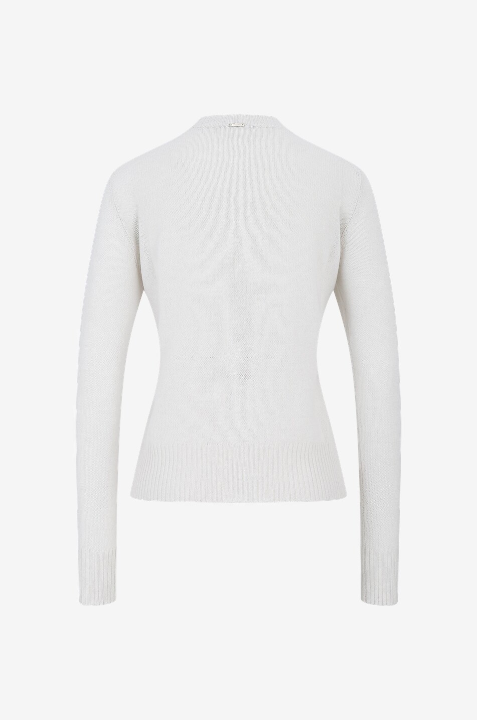 HERNO Resort cashmere round neck jumper Women EGGSHELL 2