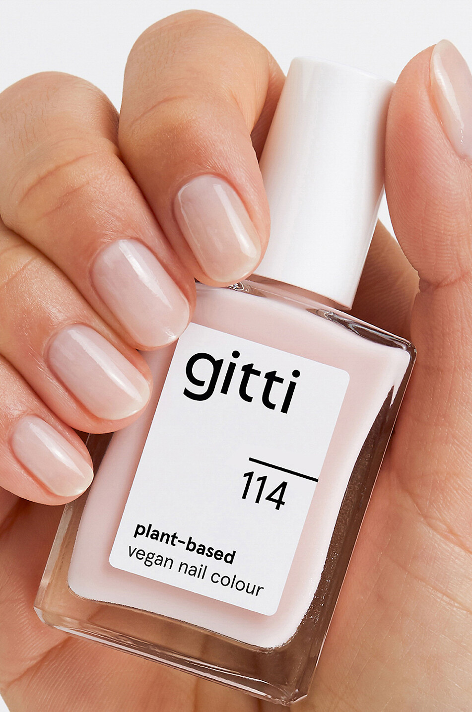 GITTI Nagellack plant-based gitti no.114 Damen HELLROSA 3