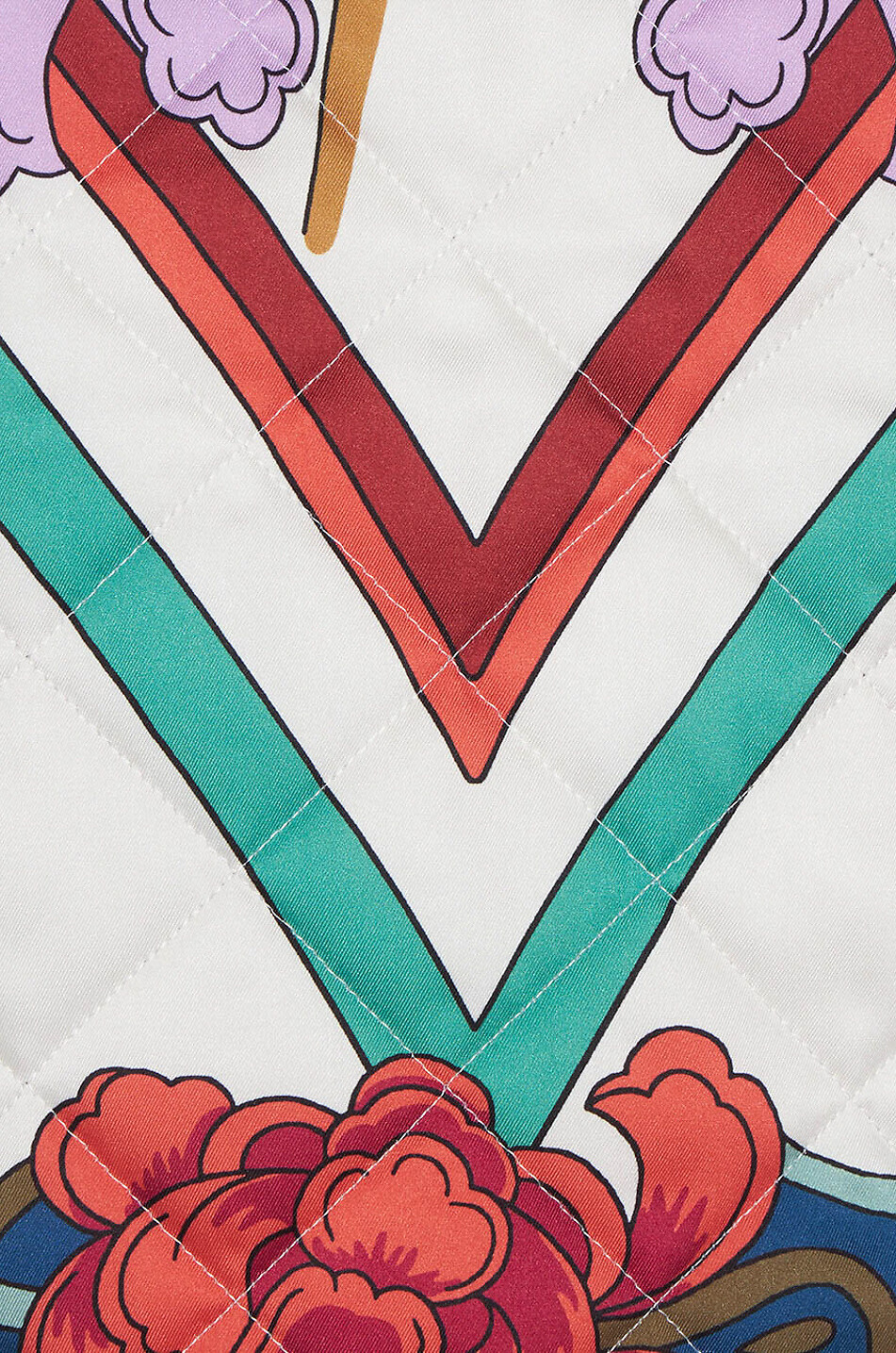 LA DOUBLEJ Verkürtze gesteppte Hemdjacke Edie Taormina Placée Damen BUNT 3