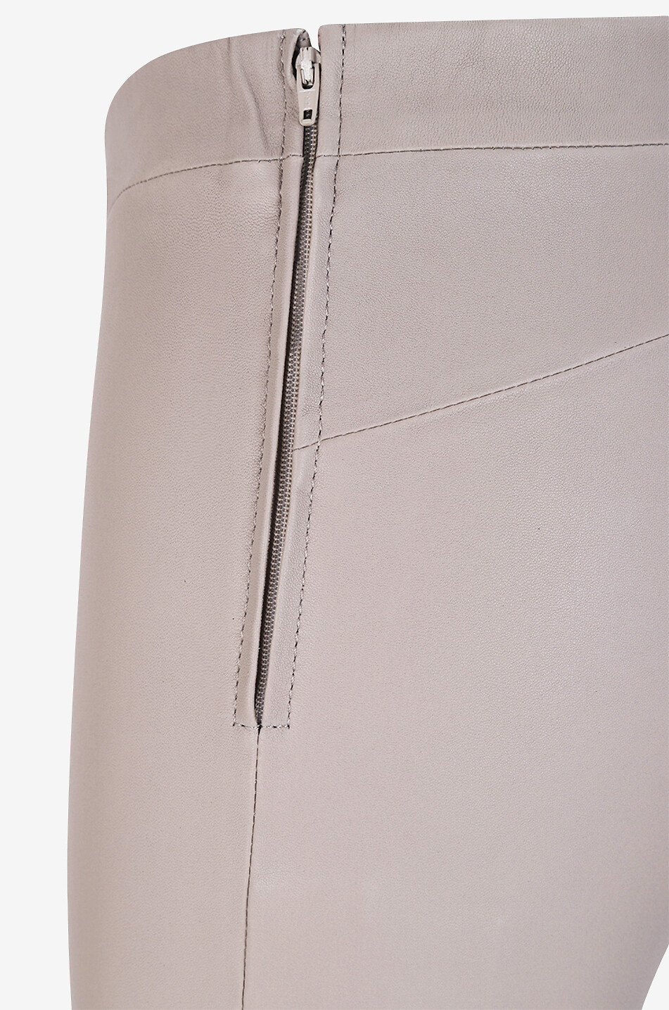 ARMA Roche leather leggings Women LIGHT GREY 3