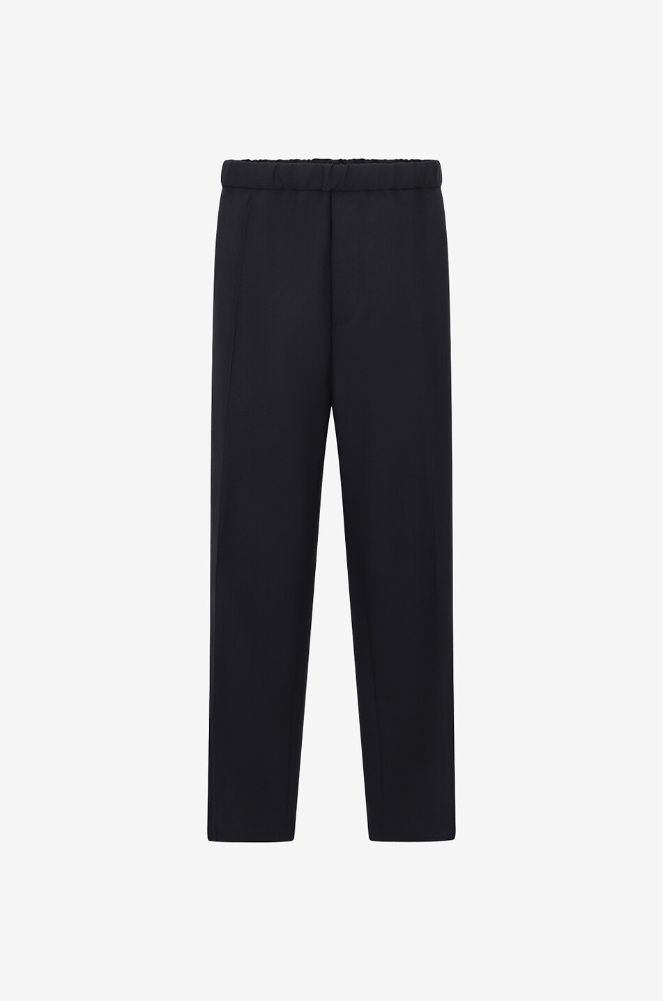 Pantalon droit esprit jogger en gabardine recyclée