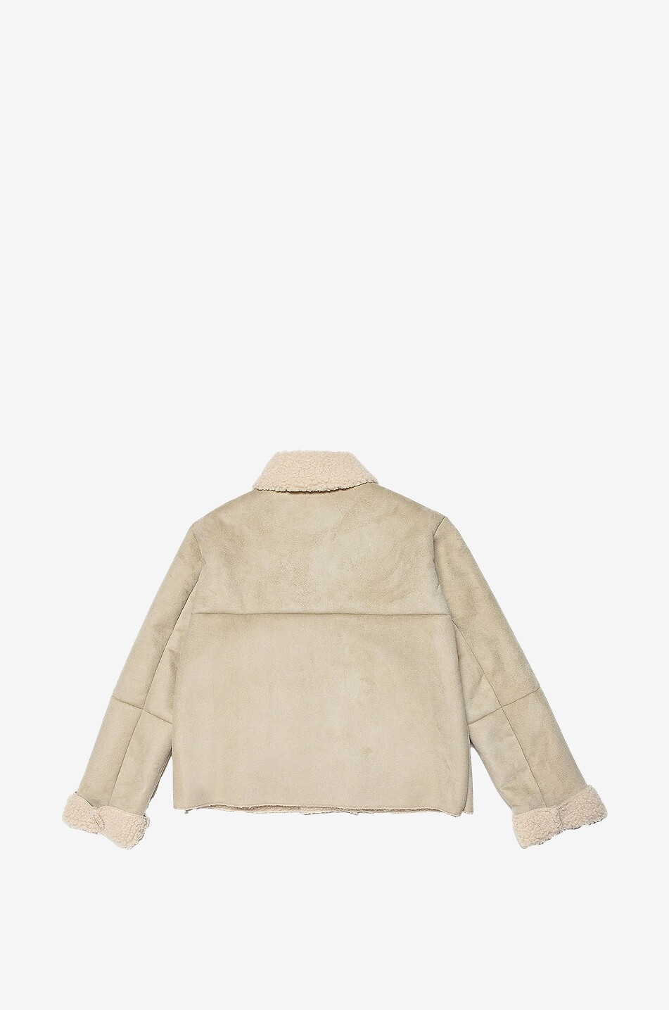 Mädchen-Jacke aus Kunstshearling