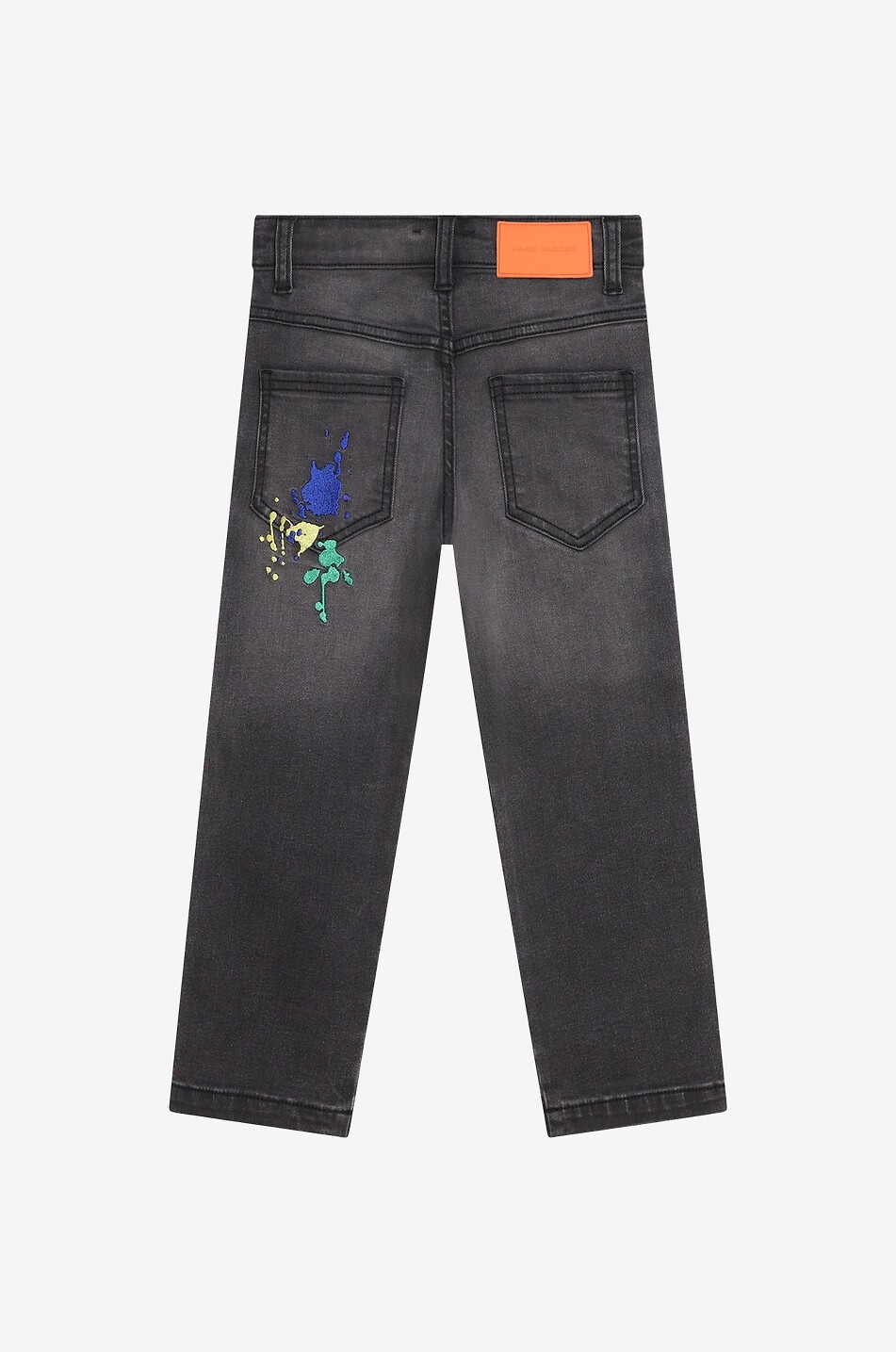 MARC JACOBS Jean en coton garçon Paint Splash Garçon NOIR 4