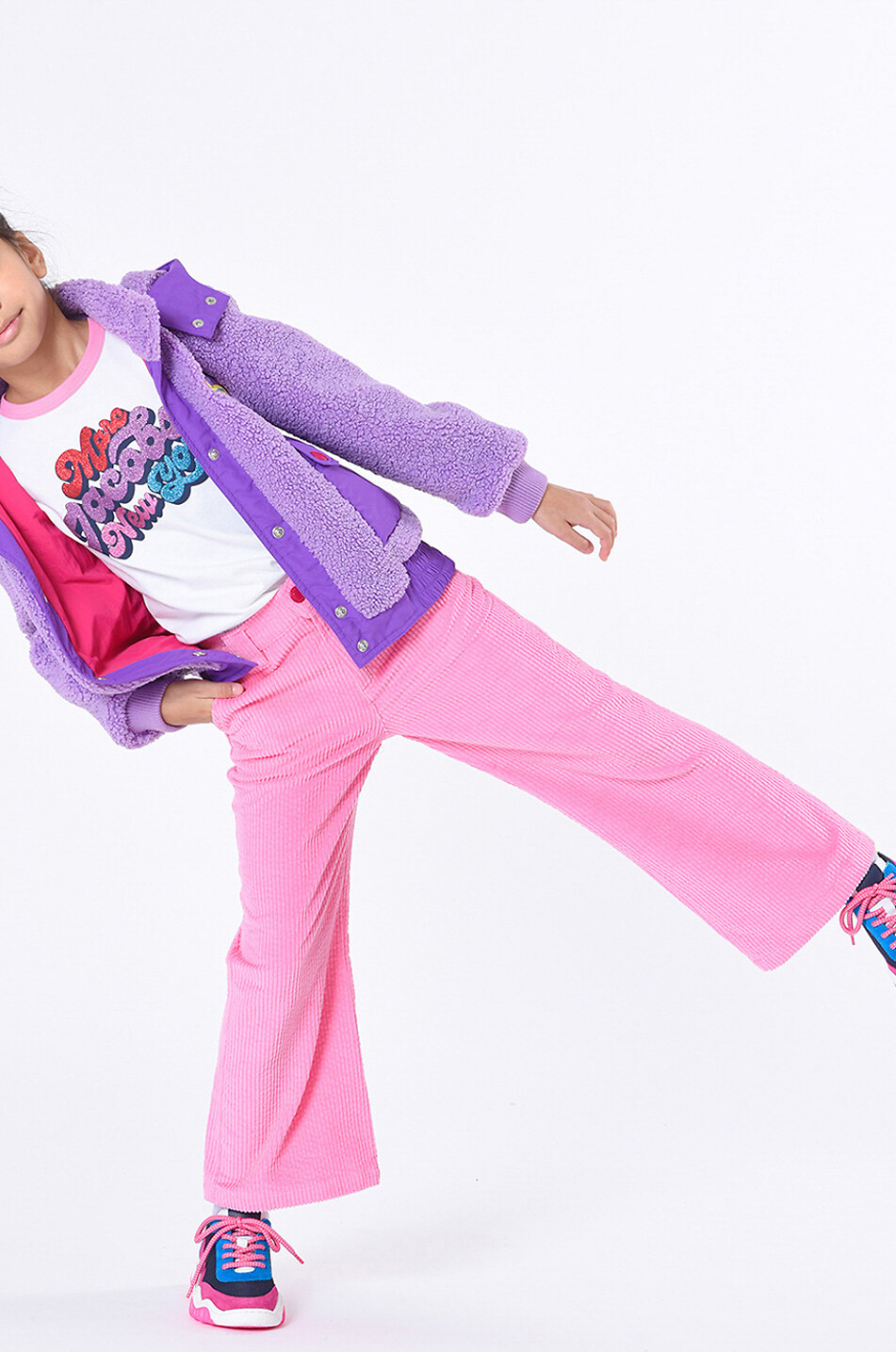 Pantalon en coton fille