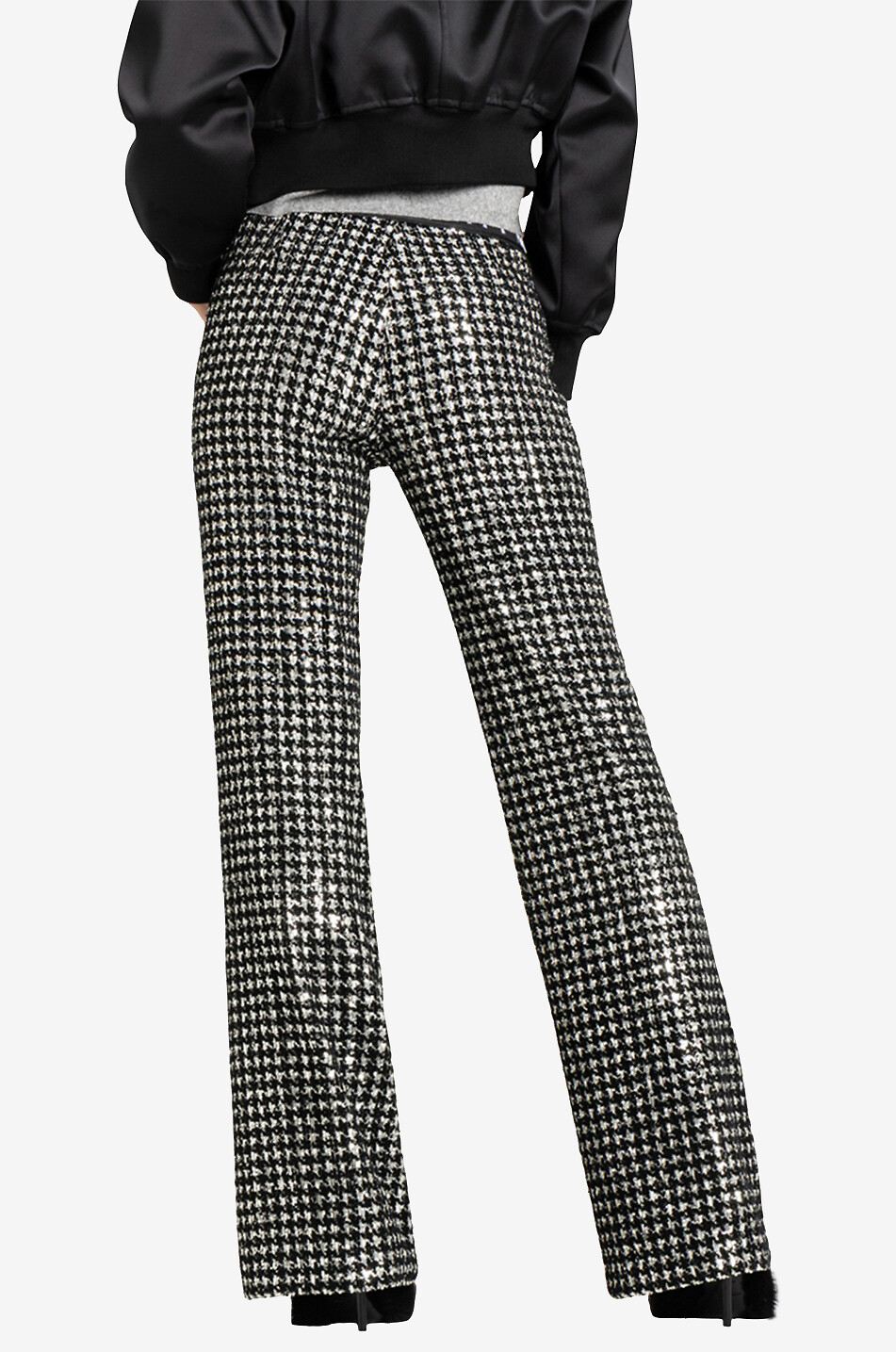 CAMBIO Francis houndstooth check trousers Women MULTI COLOURED 4