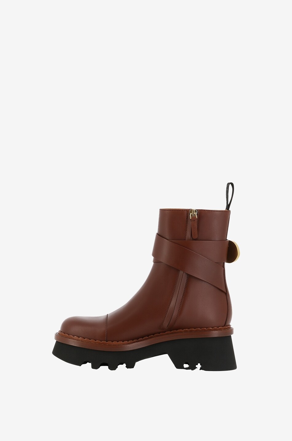 Owena platform boots with buckle