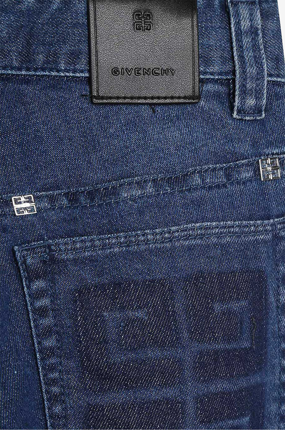 GIVENCHY Gerade Jeans für Jungen mit Motiv 4G Junge BLAU 3