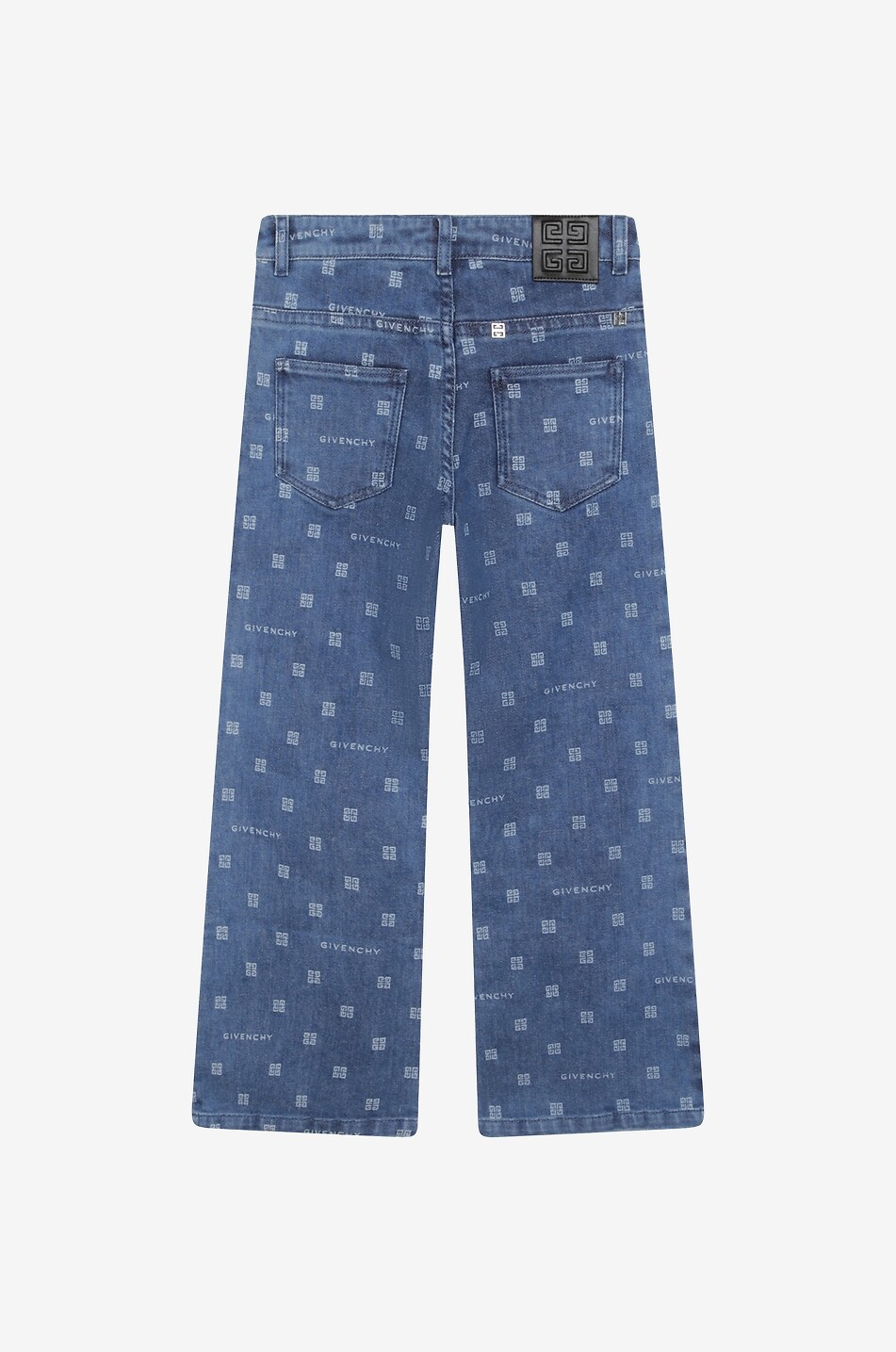 Jean large fille imprimé 4G