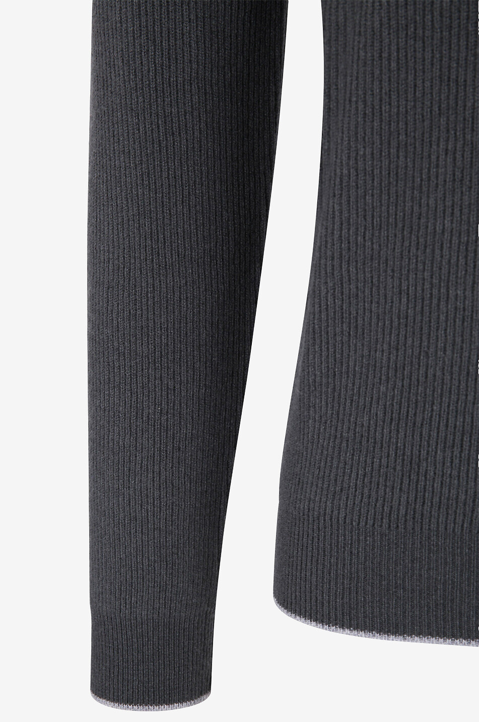 Rundhals-Rippstrickpullover aus Kaschmir Argentina One