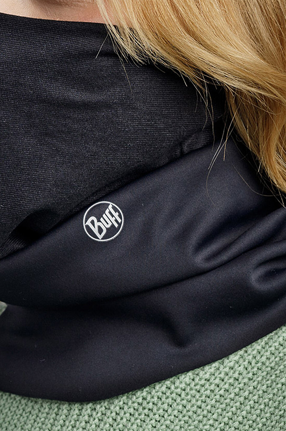 BUFF Röhrenschal Windproof Herren SCHWARZ 2