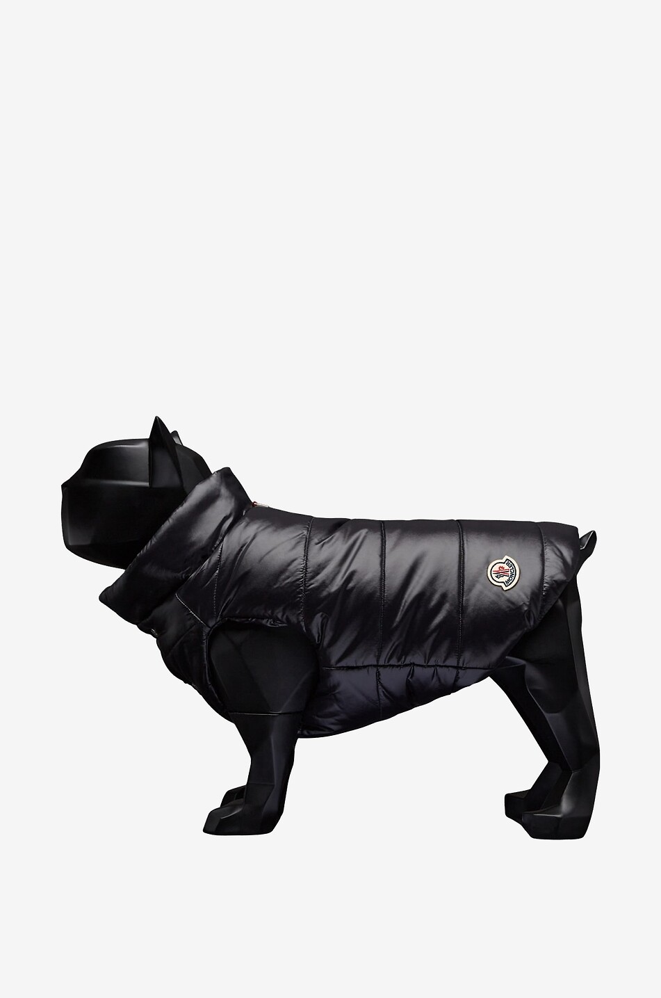 Hunde-Steppweste aus lackiertem Nylon