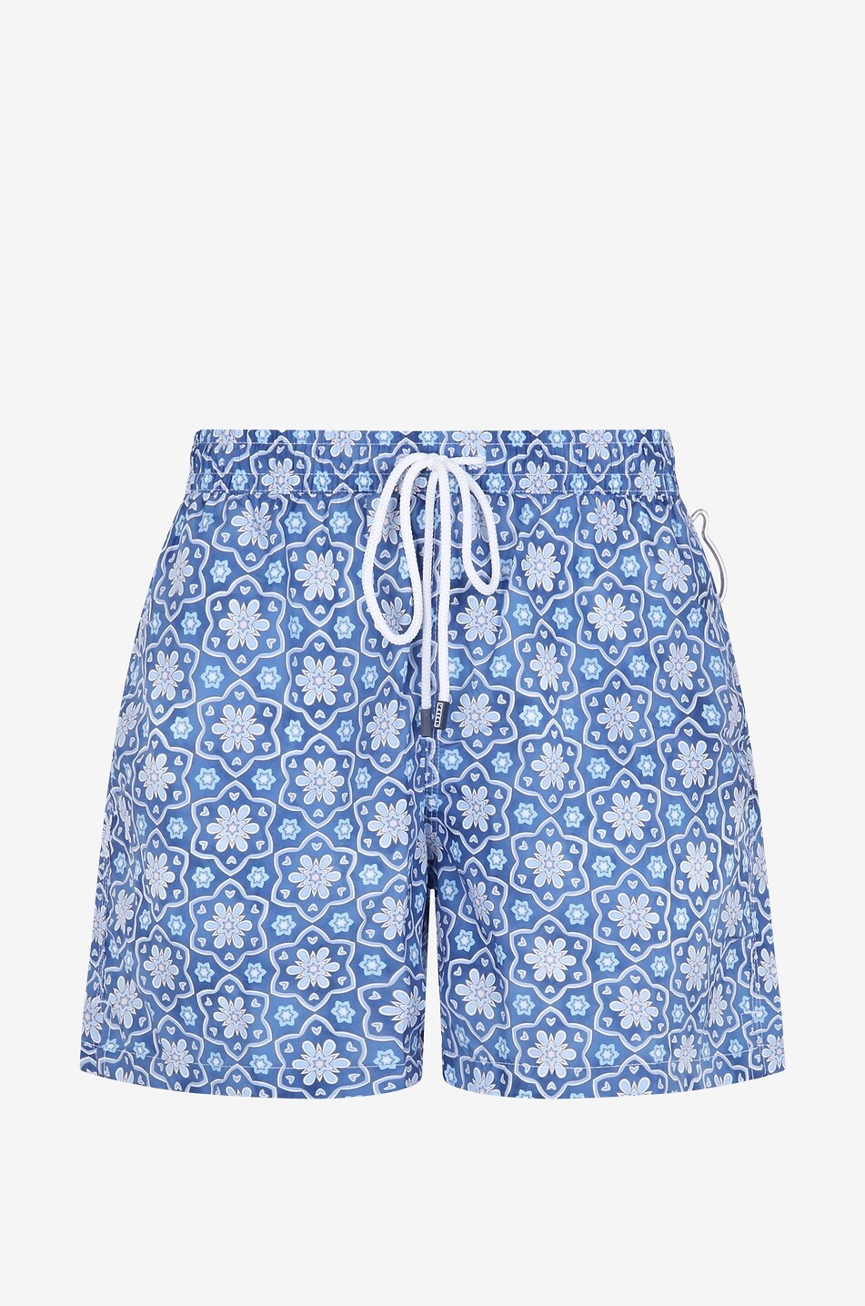 FEDELI Madeira swim shorts Men MEDIUM BLUE 1