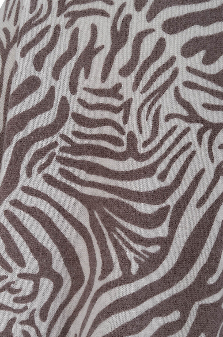 HEMISPHERE Zebra printed oversize cashmere jumper Women MULTI COLOURED 3