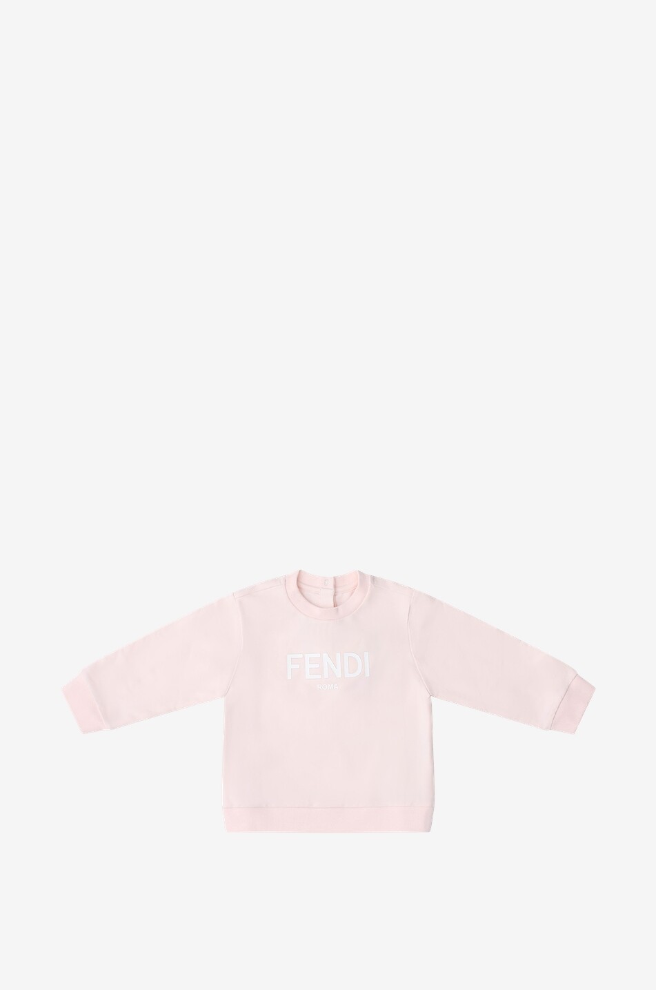 Sweat-shirt bébé à col rond FENDI ROMA