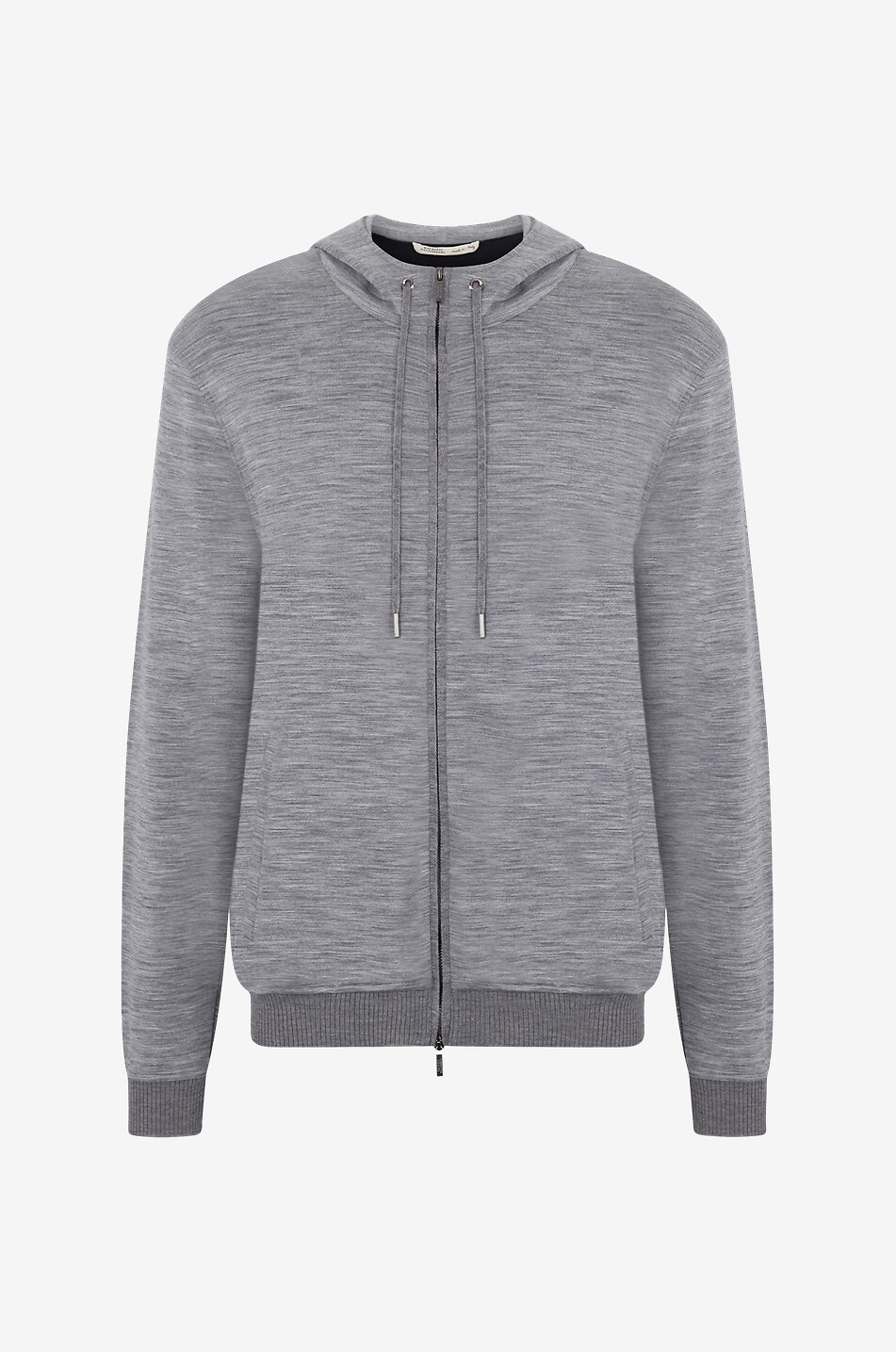 Kapuzensweatjacke aus Wolljersey