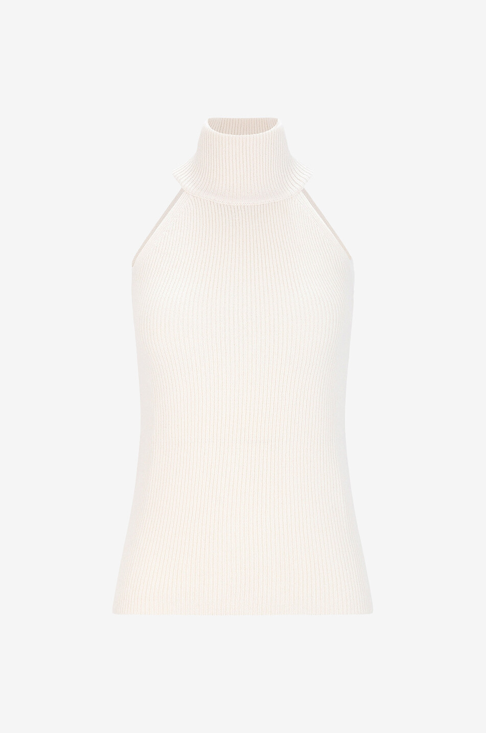 LISA YANG Freya cashmere sleeveless top Women EGGSHELL 1