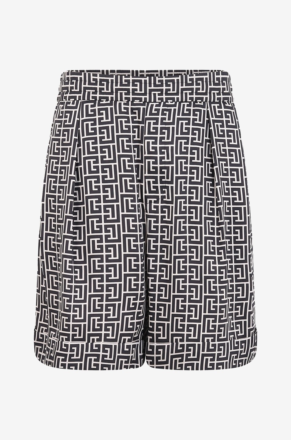 Bermuda en sergé imprimé Monogramme