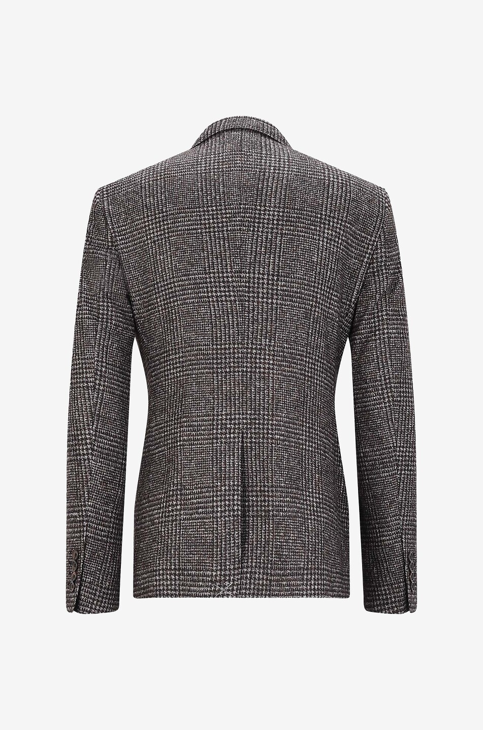 Taormina single-breasted glen check blazer