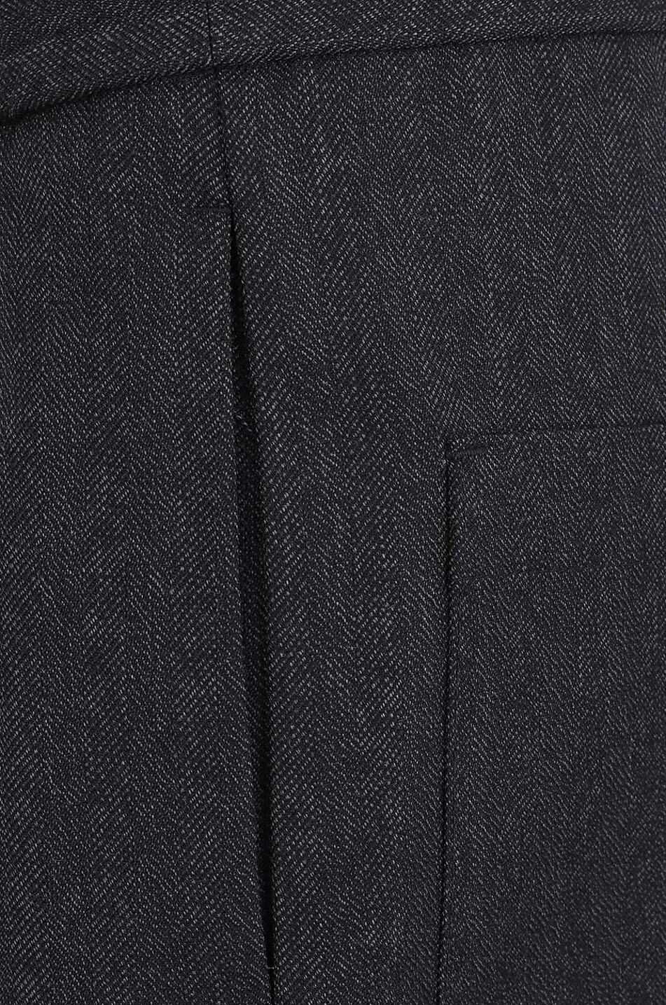 BARENA VENEZIA Pantalon droit coupe jogger à chevrons Bativoga Position Homme GRIS FONCÉ 8
