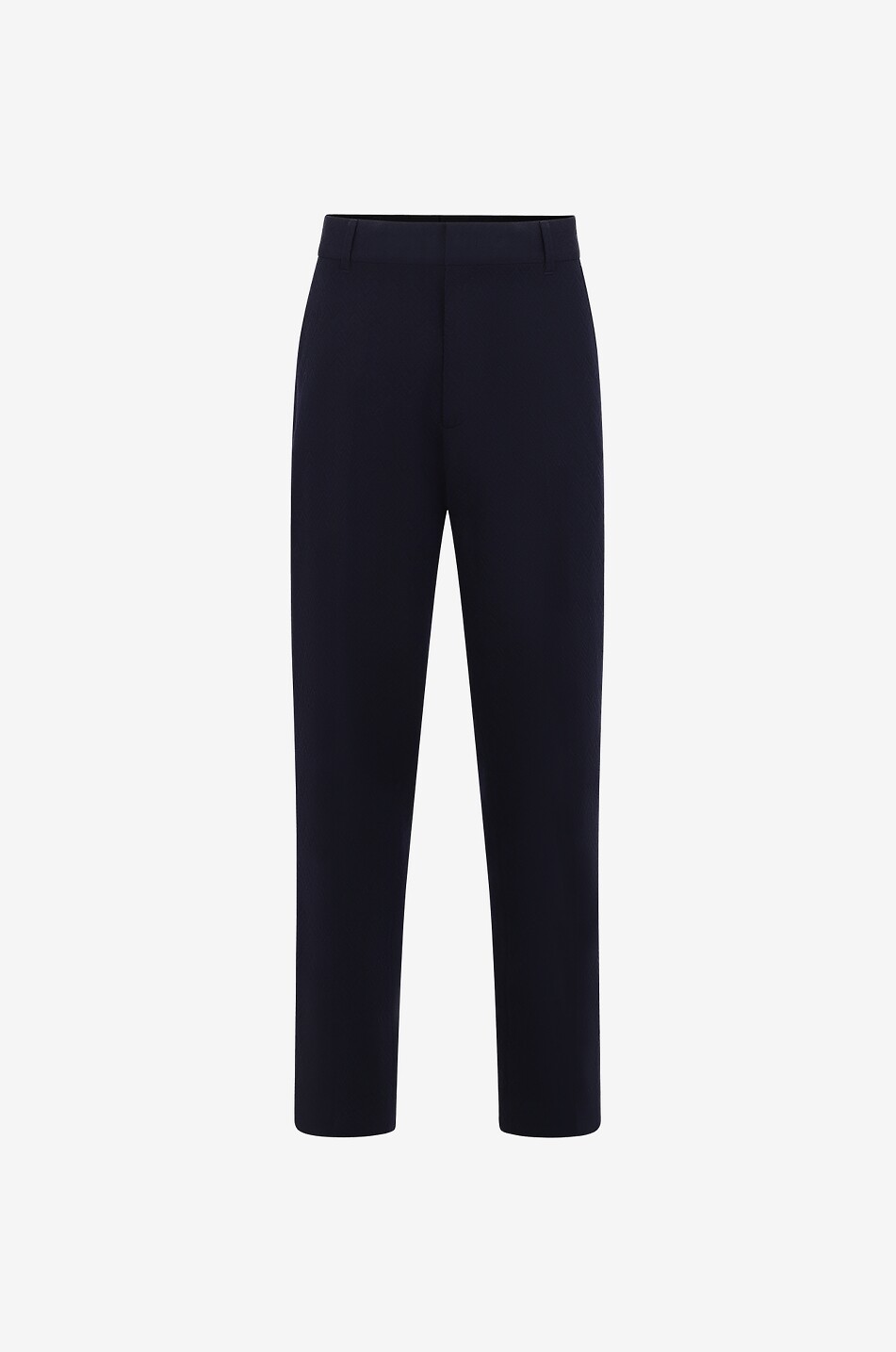 Jersey jacquard straight-leg trousers