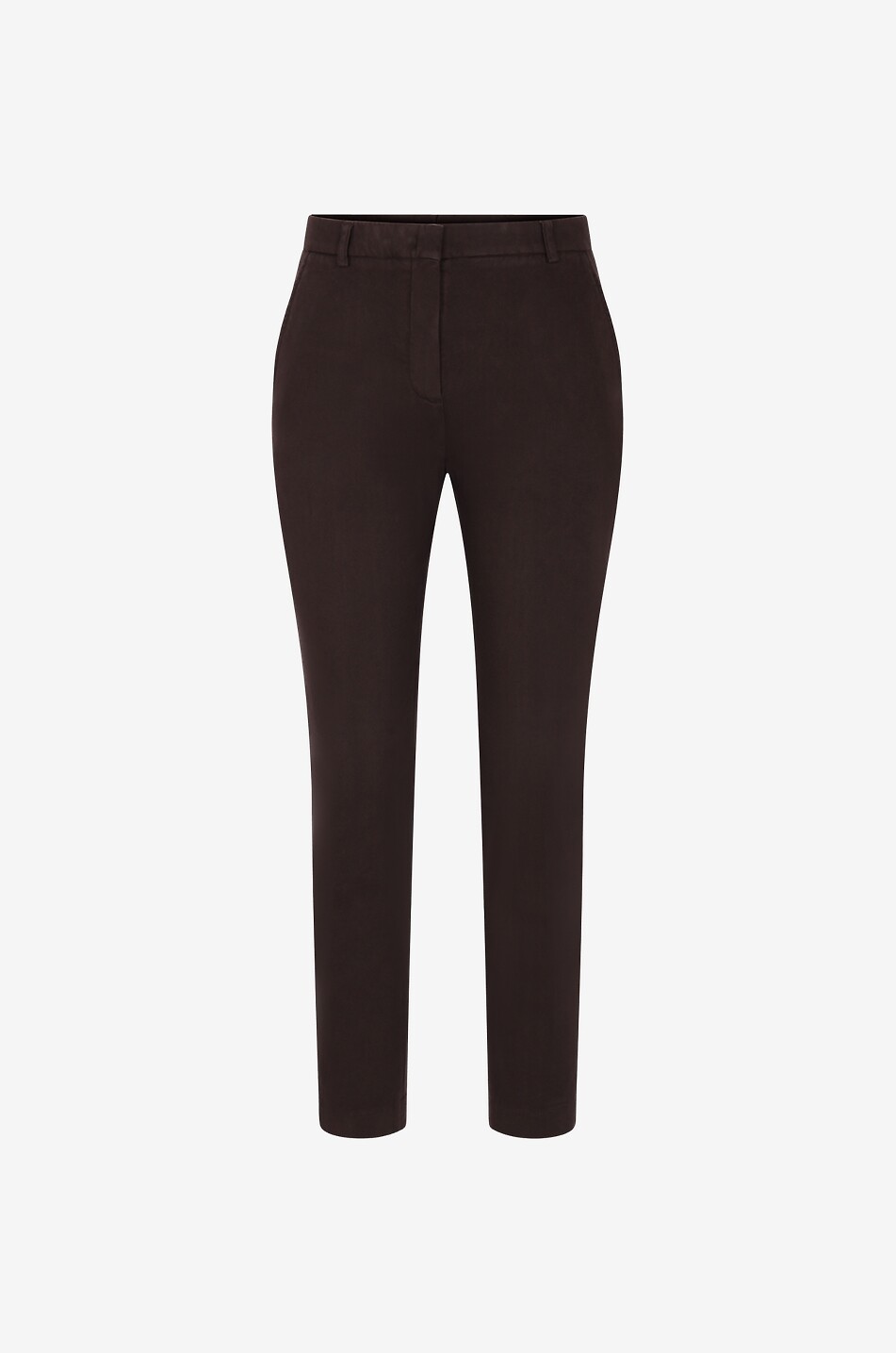 SLOWEAR Pantalon slim en coton Leyre Femme MARRON 1