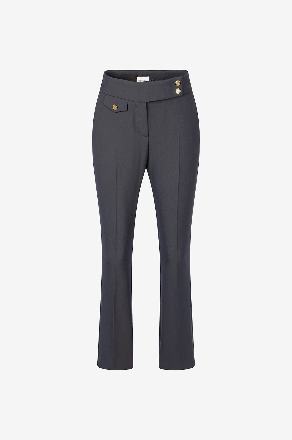 Verkürzte Slim-Fit-Hose Inez