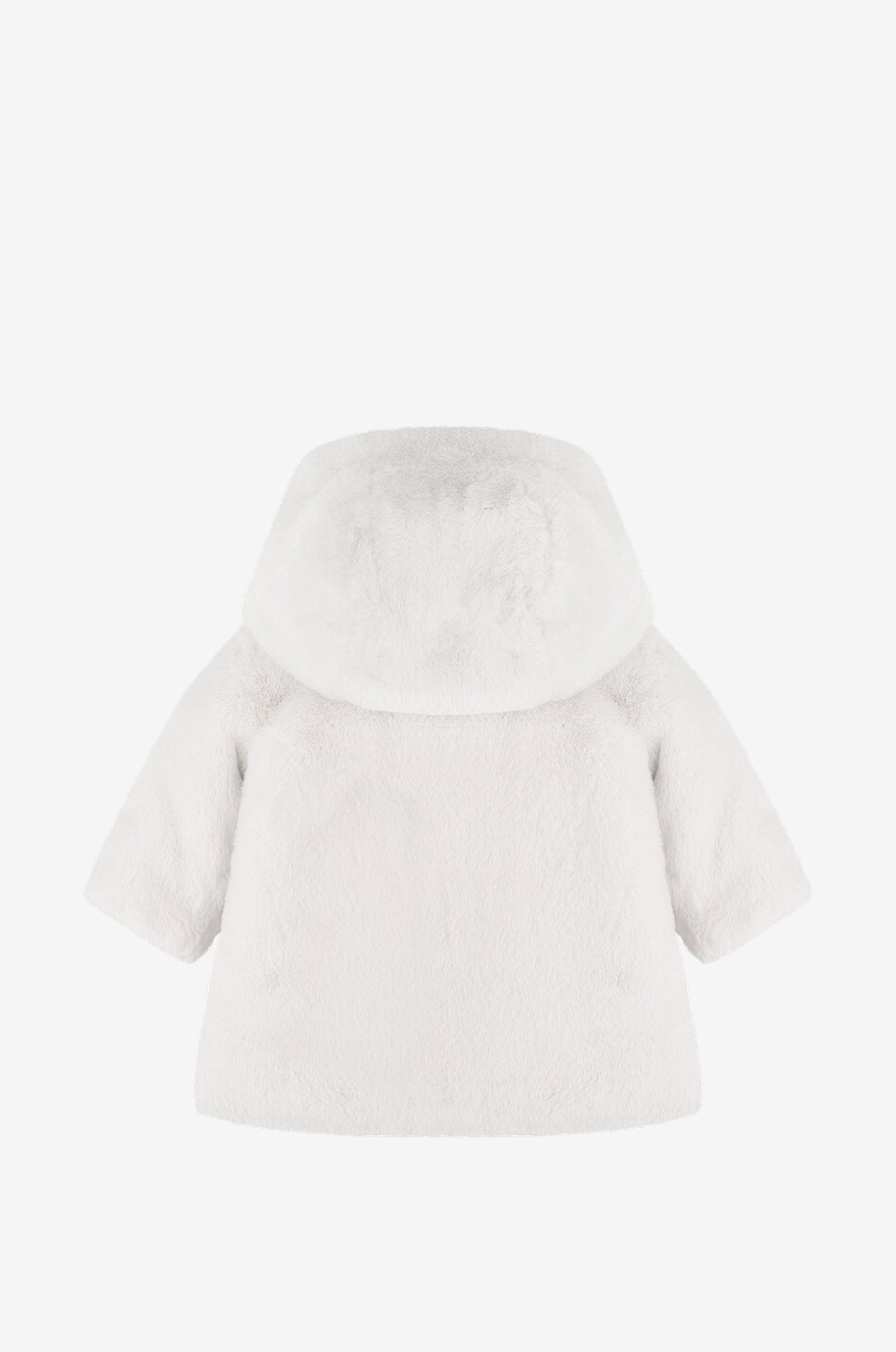 TARTINE ET CHOCOLAT Manteau bébé en peluche à capuche Bébé BLANC 2