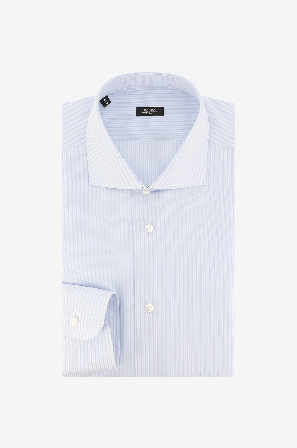 Gestreiftes langärmeliges Hemd aus Baumwolle Black Label