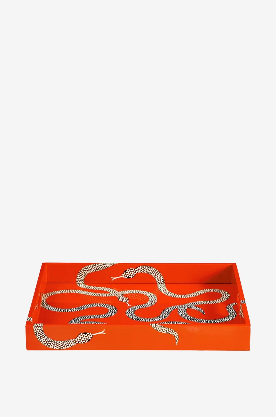 JONATHAN ADLER Rechteckiges Lacktablett Eden Haus ORANGE 2