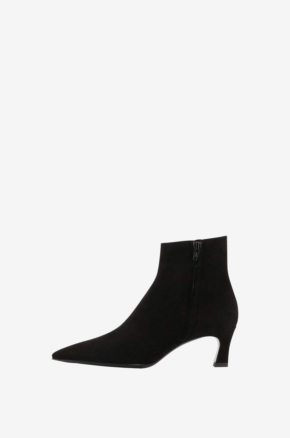 BONGENIE Bottines en daim à bout pointu Athens Femme NOIR 3