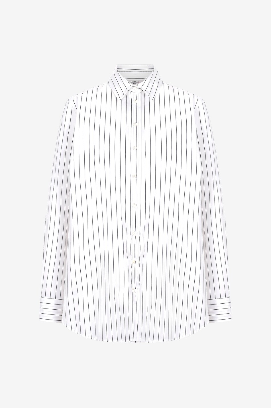 Chemise rayée à manches longues en coton Jsala