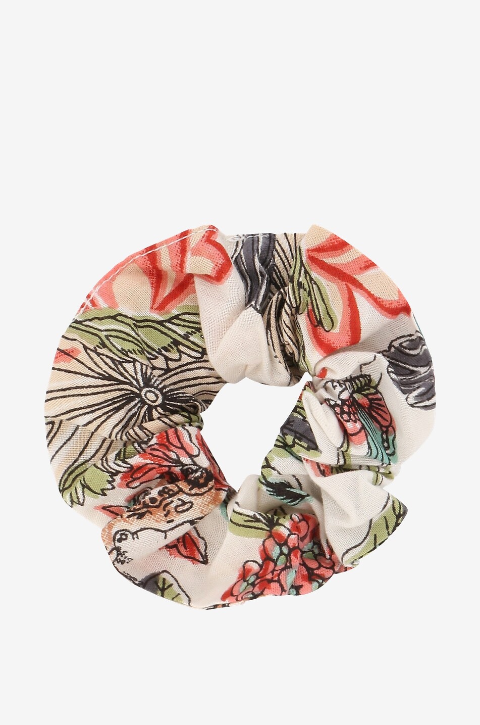 Zopfgummi für Mädchen Oiseau Blanc