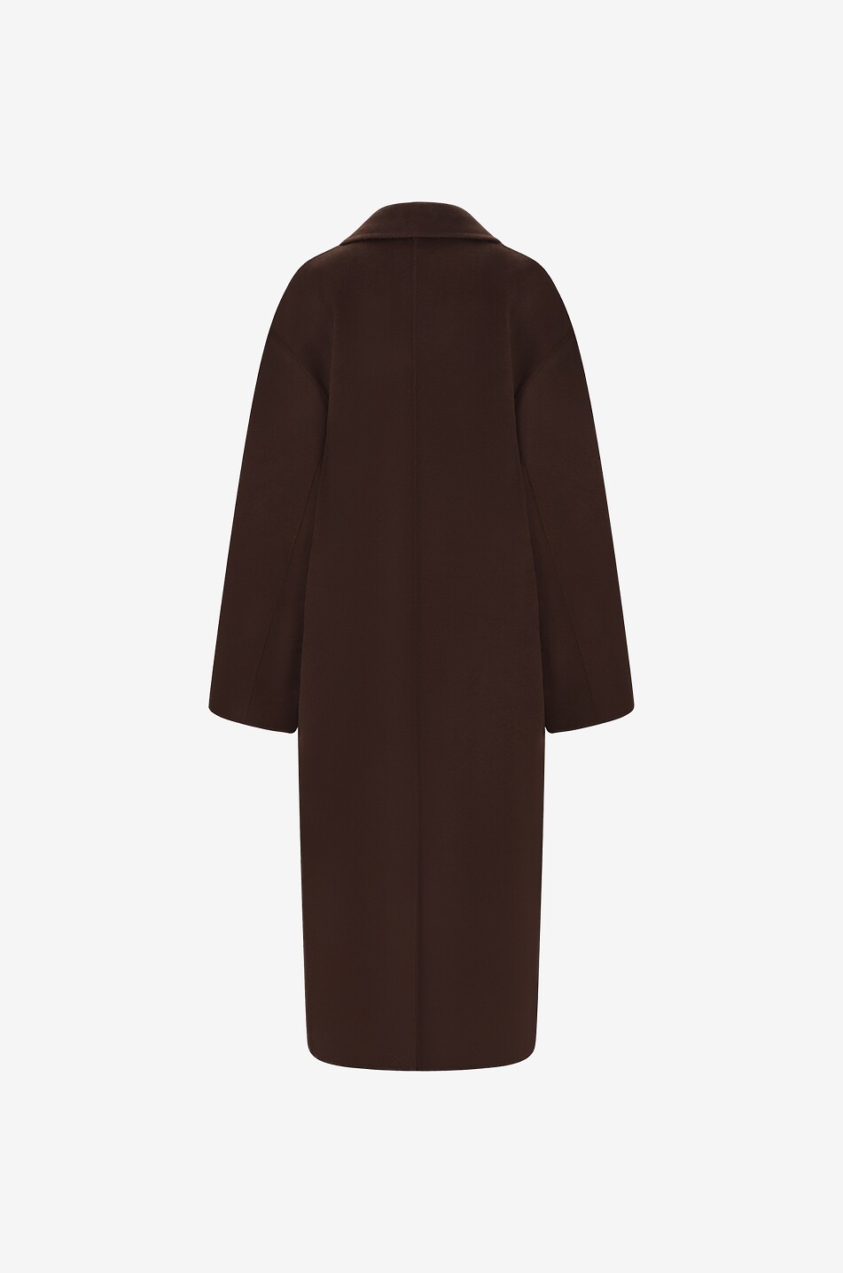 LOULOU STUDIO Manteau en laine et cachemire Borneo Femme MARRON 2
